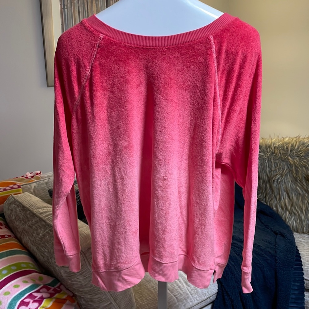 Terry cloth sweatshirt